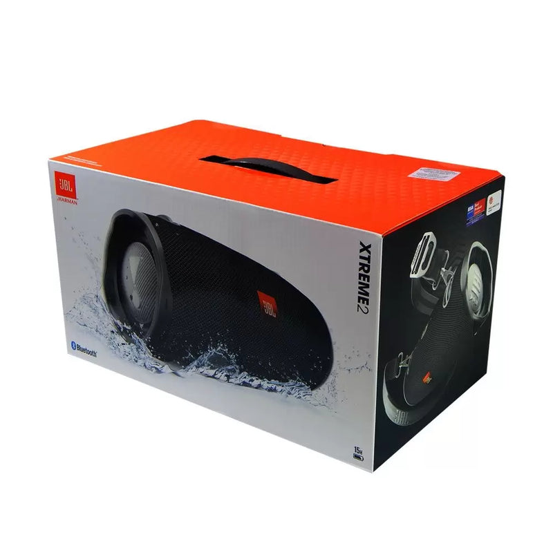 Caixa de Som JBL Xtreme 2 Bluetooth, à Prova D'água IP67, Preta, 25W RMS, Portátil